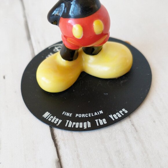 Disney Mickey Through the Years Mickey Mouse Porcelain Figurine Vtg Collectible - Picture 6 of 8